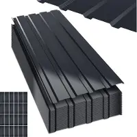 OEM Trapezium-Platte 115×45 cm - Verzinktes Metall - Wetterfest & Rostfrei - 12 m² - Anthrazit