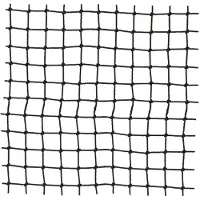 LEGO Schwarz String, Netz 10 x 10 quadratisch (71155) - neu