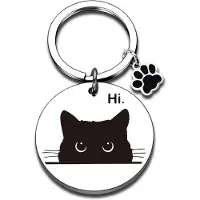 OEM Kat-Sleutelhanger - Kuscheliger Freund für Mädchen und Frauen - Cuteness, Dauerhaft, Perfekt als kleines Geschenk, Gruselig, immer leicht erreichbar