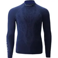 UYN MAN Elevatyon Biomorph Underwear Shirt LONG_SL TURTLE Neck indaco (Q064) L/XL