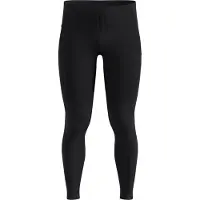 Odlo - Collant technique léger et déperlant - Zeroweight Warm Reflective Tights M Black für Herren aus Softshell - Größe XL - schwarz