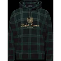 Ralph Lauren für Herren. 710B28746001 Blackwatch-Karo-Hoodie (S), Lässig, Mehrfarbig, Baumwolle, Langarm