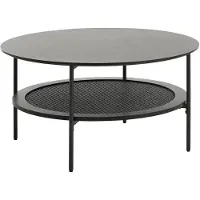Selsey Mogest - Couchtisch, Eiche schwarz, 80 cm