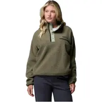 Columbia - Women's Helvetia II Cropped Half Snap Fleece - Fleecepullover Gr XS oliv