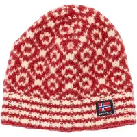 Devold - Svalbard Wool Beanie - Mütze Gr 58 cm rot/rosa