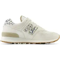 New Balance für Damen. WL574V2 Leder Turnschuhe 574 weiß (38), Wohnung, Schnürsenkel, Lässig