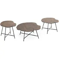 AEA Couchtische Tische Beistelltische Wohnzimmer Set 3 tlg. Modern Luxus