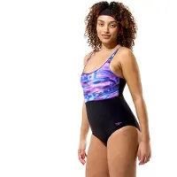 Speedo Print Contour Eclipse Badeanzug