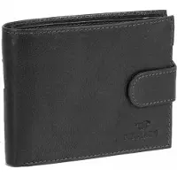 Mustang Leder Geldbörse Triest Handan Wallet Black schwarz