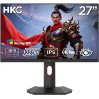 HKC Gaming-Monitor G27H2P, 27 Zoll, QHD-Auflösung, 200 Hz, Fast IPS-Panel, 1 ms Reaktionszeit