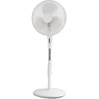 OEM Standventilator, 16 Zoll Durchmesser, 45W Leistung, 3 Geschwindigkeitsstufen, 90° Oszillation, höhenverstellbar bis 122 cm