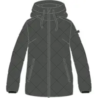 CMP Woman Padded Padded Jacket FIX Hood jungle (F902) 38