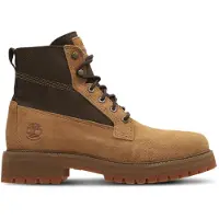 Timberland Mens Mid Lace UP Waterproof Boot md brown suede 8
