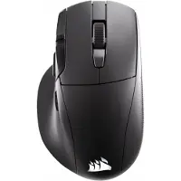 Corsair NIGHTSWORD v2, Rechts, Optisch, RF Wireless + Bluetooth + USB Type-C, 33000 DPI, Schwarz
