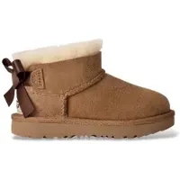 Ugg Unisex für Kinder. 1185920T Ultra Mini Bailey Bow Lederstiefeletten braun (27.5), Wohnung, Keine, Lässig, Kinderbekleidung