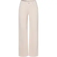 Gang Cordhose "94RIVER", Damen, Gr. 26, N-Gr, beige (ecru), Cord, Obermaterial: 99% Baumwolle, 1% Elasthan, unifarben, straight fit lang, Hosen Cordhose, im Straight Fit, Low Rise