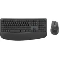 Logitech Signature Comfort Plus Combo MK880, Kabellos, RF Wireless + Bluetooth, Plunger key switch, QWERTY, Graphit, Maus enthalten