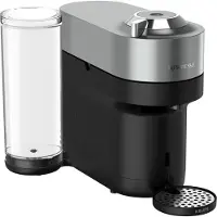 Krups Vertuo Pop XN930T.23AT, Pad-Kaffeemaschine, 1,1 l, Kaffeekapsel, Grau