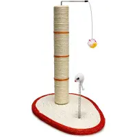 Arquivet 8435117843066 Pfostenkratzer mit Ratte und Kugel