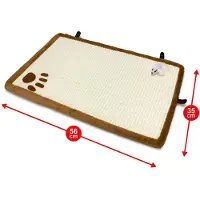 Arquivet Kratzbaum für Katzen, Kratzmatte, Nagelschärfer, Krallenschaber - Beste Kratzbäume für zu Hause - 56 x 36 cm