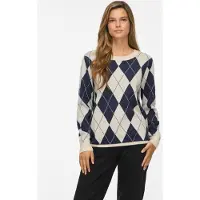 Vila Vitif Rundhals Strickpullover