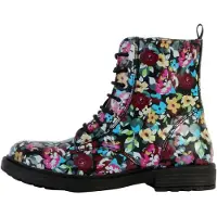 Geox Junior J Eclair Girl Biker/Amphibians Boots Black/Multicolor 33_Eu