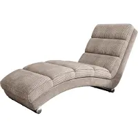 Mirjan 24 Sessel Holiday Cord, Relaxsessel, Liegesesse, Relaxliege mit verchromte Füße, Elegant, Fernsehsessel (Farbe: Poso 03 + Paros 03)
