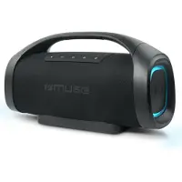 Muse 300W Bluetooth-Lautsprecher tragbar mit IPX6, LED & Stereo-Pairing