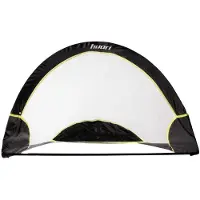 Huari - Aufstellbares Fußballtor "Bramko" - Glasfaser, Polyester, Netzmaterial IG1031 (Einheitsgröße) (Schwarz)