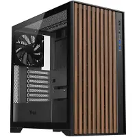 ITek WOODY, Tower, PC, Schwarz, ATX, micro ATX, Mini-ITX, Acrylnitril-Butadien-Styrol (ABS), Holz, Gaming