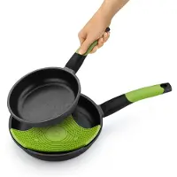 BRA Prior | Set mit 2 Bratpfannen, 20–24 cm, Aluminiumguss + 1 Bratpfanne