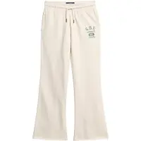 Superdry für Damen. W7011094A Athletic Low Rise Flare Jogger-Hose cremeweiß (XL), Lässig, Baumwolle