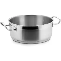 Lacor Bratentopf ohne Deckel D.36 cm Eco-Chef, Edelstahl, 36 cm, 40.5 x 40.5 x 1
