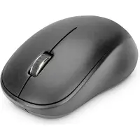Digitus Wireless Optical Mouse, 3 Tasten, Silent, Beidhändig, Optisch, RF Wireless, 1200 DPI, Schwarz
