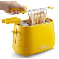 De'Longhi De’Longhi CTLAP2203.Y, 2 Scheibe(n), Gelb, Tasten, Niveau, 550 W, 180 mm, 300 mm
