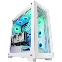 Mars Gaming MC-XP, Tower, PC, Weiß, ATX, EATX, micro ATX, Mini-ITX, 16,8 cm, 41,2 cm