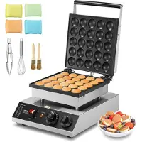 Vevor Mini-Pfannkuchenmaker kommerzielle Dutch Mini Pfannkuchen Maschine, 25 Stk