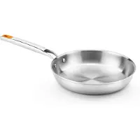 BRA Efficient A121828, Rund, Allzweckpfanne, Edelstahl, Edelstahl, Keramik, Elektro, Gas, Induktion, 28 cm