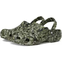 Crocs ,Uni Erwachsene,Classic Confetti Clog,Armeegrün/Mehrfarbig,37-38