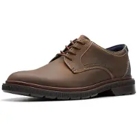 Clarks Burchill Derby für Herren, Bienenwachs-Leder, 42 EU