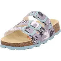 Superfit Mädchen FUSSBETTPANTOFFEL LILA/MEHRFARBIG 8530