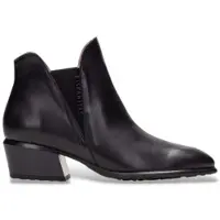 Hispanitas für Damen. PHI254383 Leder-Stiefeletten Verona schwarz (35), 3 bis 5 cm, Keine, Lässig