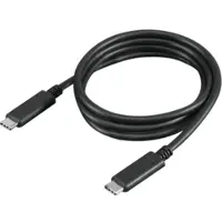 Lenovo 4X90U90619, 1 m, USB C, USB C, USB 3.2 Gen 2 (3.1 Gen 2), 10 Gbit/s, Schwarz