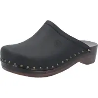 Berkemann Uni Natur-toeffler Clogs, Schwarz, 44.5 EU