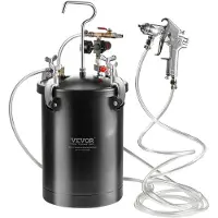 Vevor Sprühfarbe Drucktopf, 15L/3.75gal Drucktopf Tank, 60psi Einstellbarer Druc