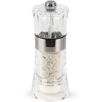 Peugeot Feuchtsalzmühle OSLO 14cm Acryl Transparent Zirkonia-Mahlwerk Gewürzmühle