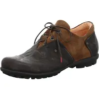 Think! Herren KONG chromfrei gegerbte nachhaltige Halbschuhe, ESPRESSO/KOMBI 301