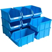 OEM Stapelbox Größe 4, 12er-Pack, Polystyrol, Blau, 7,1 l