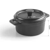 Lacor - 63392 - Mini Topf, Topf mit Deckel, aus Melamin, spülmaschinenfest, BPA