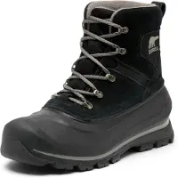 Sorel Herren Buxton Lace Boot WP wasserdichte Schneestiefel, Black, Quarry, 43.5